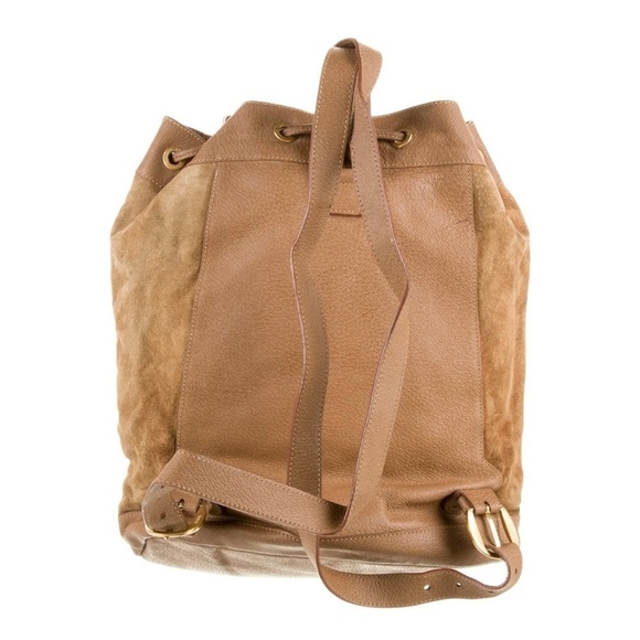 Vintage Gucci Suede Backpack with Bamboo Handle main image 7